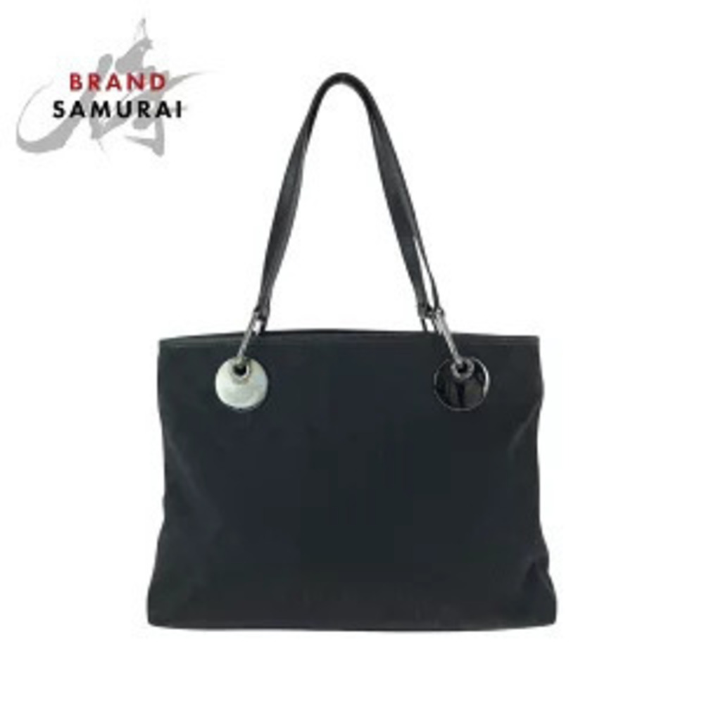 Gucci black GG canvas tote bag shoulder